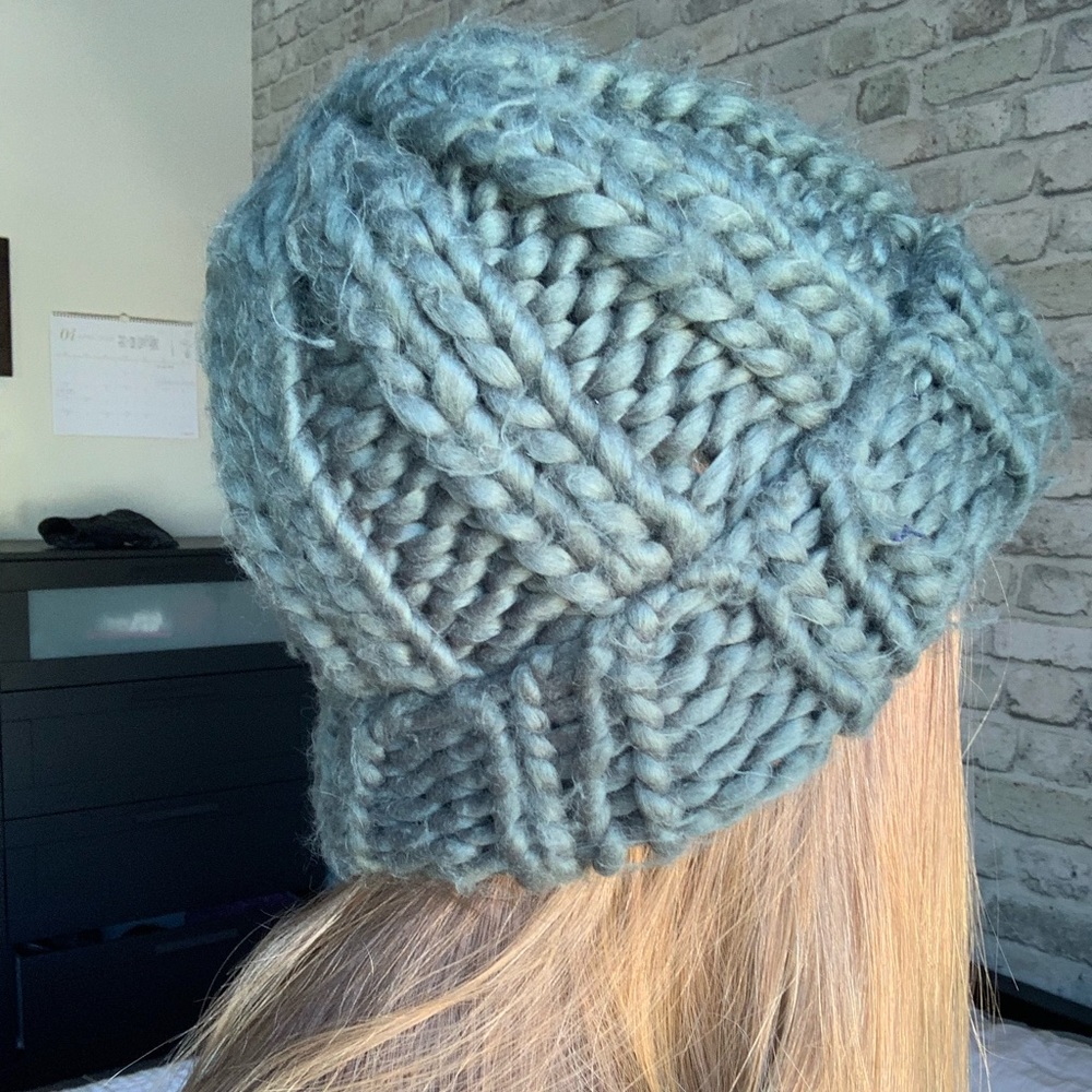 Dark green Wool Beanie